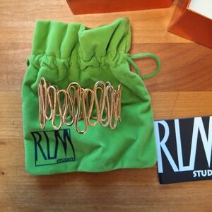 🎁 🤶 🎄 Robert Lee Morris Organic Form Artwear Brass Cuff